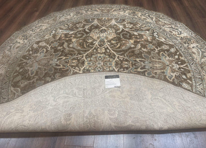Round Karastan Rug 8x8 ft, Euphoria New Bridge Karastan Rug, Indo Mahal Design - Nuvé