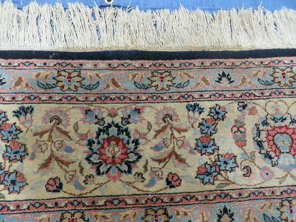 10' X 14' Vintage Handmade India Wool Hand Knotted Carpet Rug Organic Dyes Nice - Nuvé