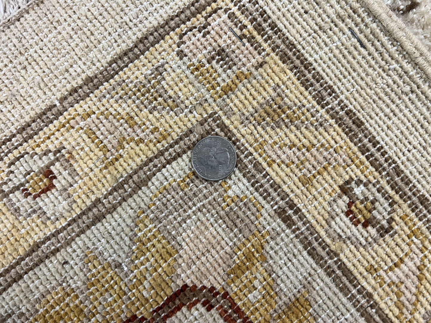 Peshawar Rug 8x10, Oushak Rug, Neutral Colors Hand Knotted Farmhouse Rug - Nuvé