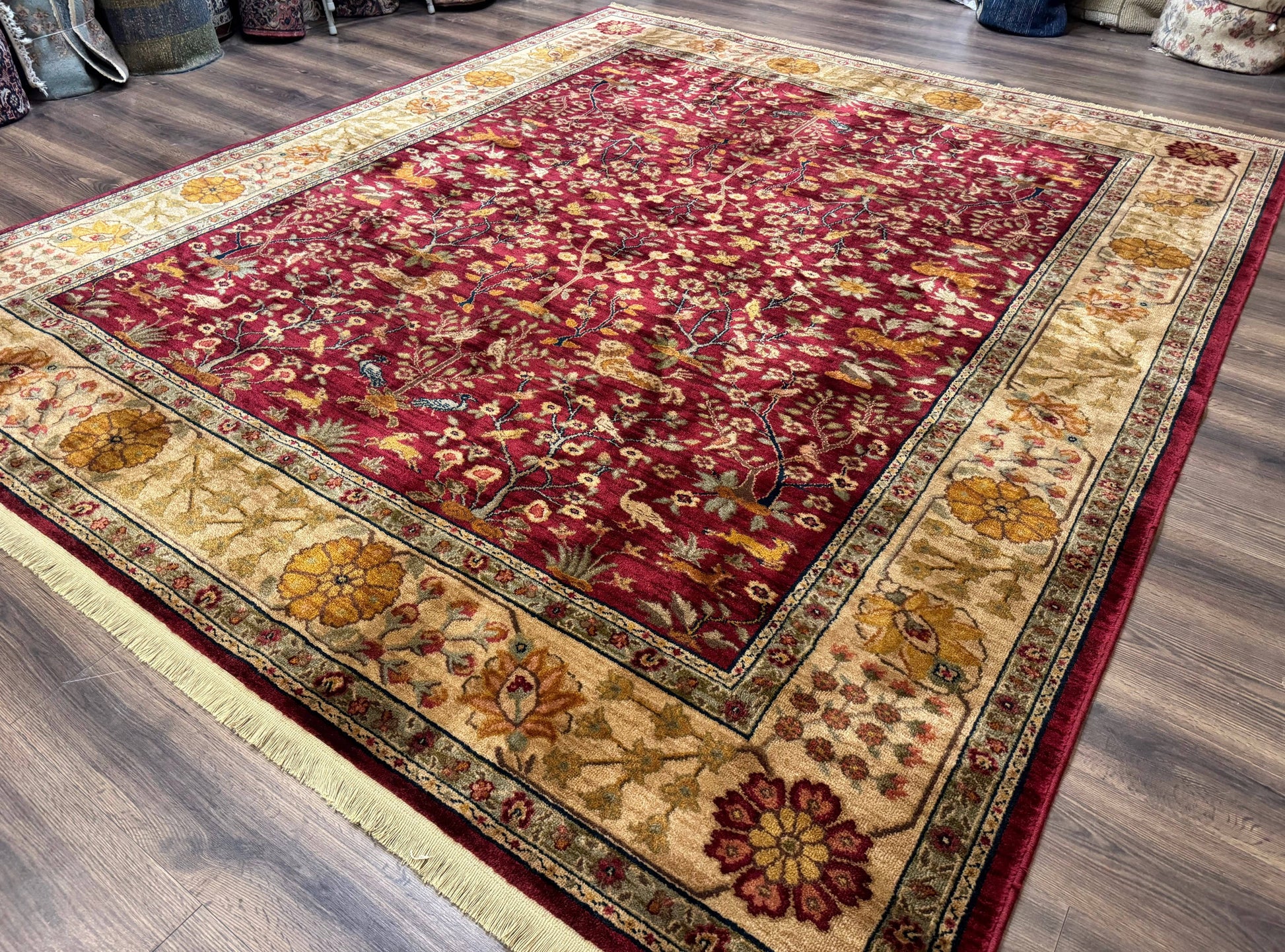 Karastan Rug 8.8 x 10, Antique Legends Emperor's Hunt 2200-204, Wool Vintage Discontinued Karastan - Nuvé
