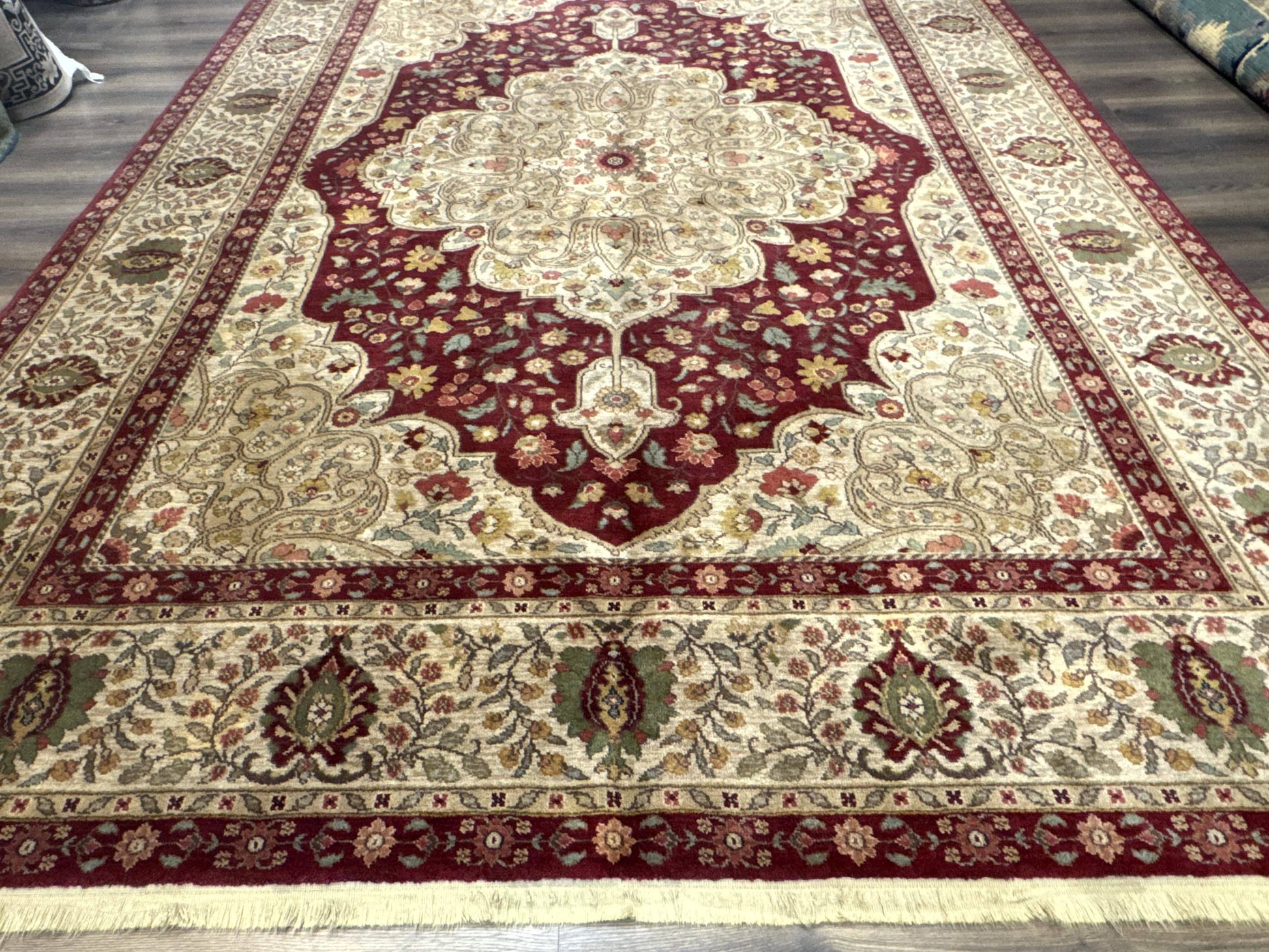 Karastan Rug 8.8 x 12, Antique Legends Royal Tabriz, Wool Pile, Vintage, Rare Design - Nuvé