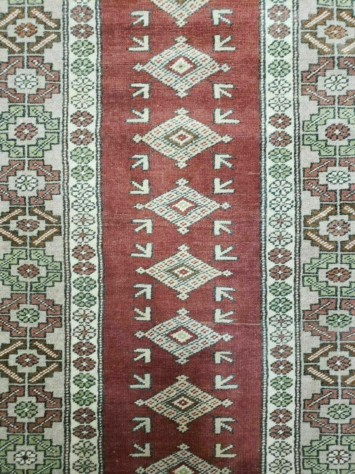 4' X 8' Antique Handmade Turkish Melas Oushak Wool Rug - Nuvé