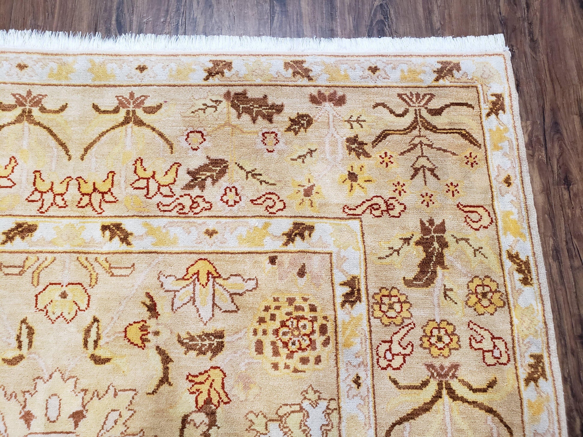 Vintage Turkish Oushak Area Rug 6x9, Wool Hand-Knotted - Nuvé