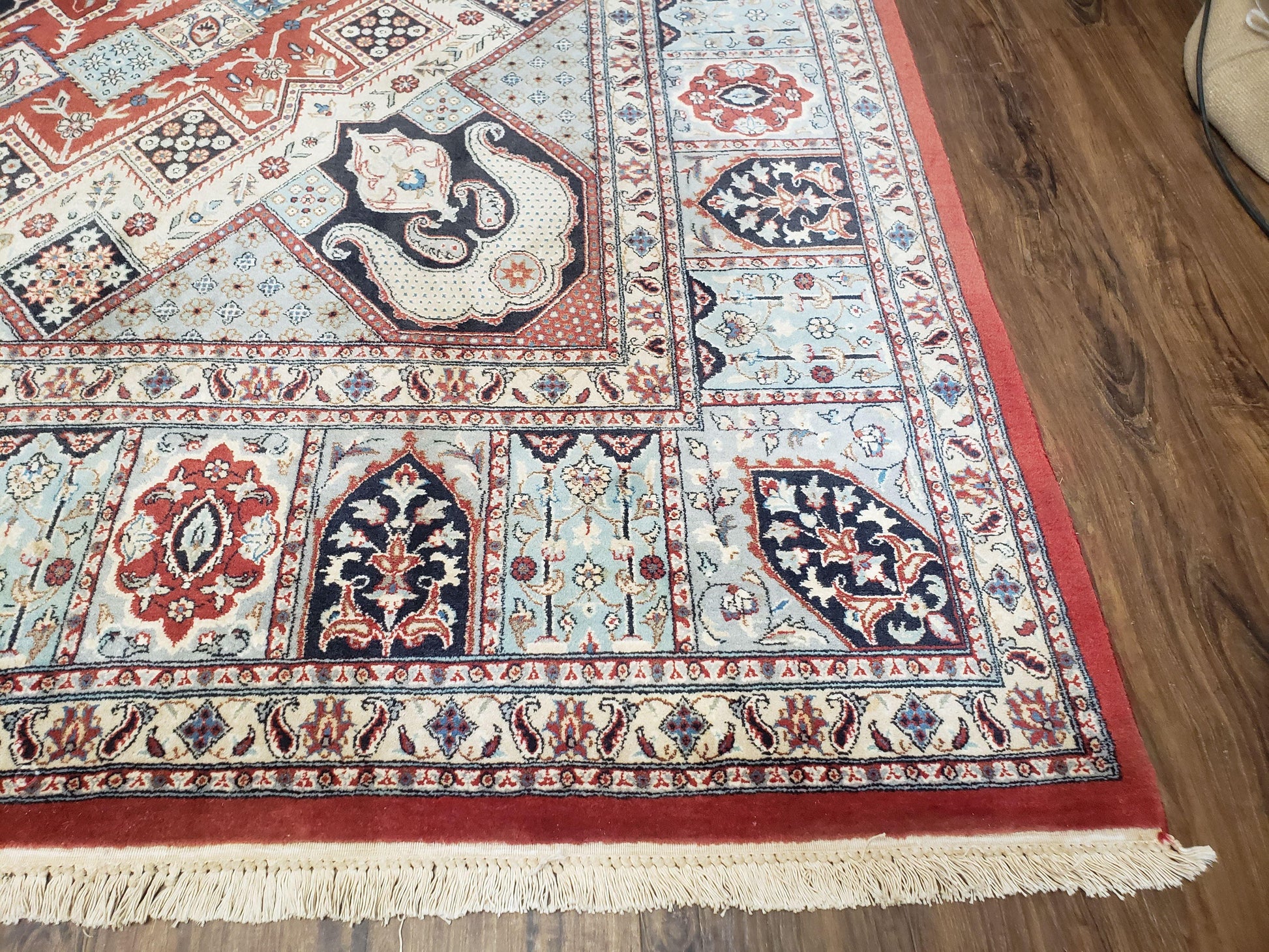 8 x11 Top Quality Veg Dye Turkish Carpet Decorative Handmade Geometric Area Rug - Nuvé