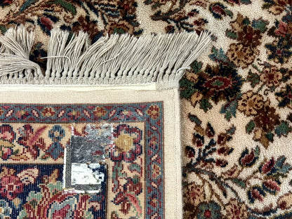 8.8 x 12 Karastan Ivory Sarouk Rug #760, Wool Pile, Vintage, Original 700 Series - Nuvé