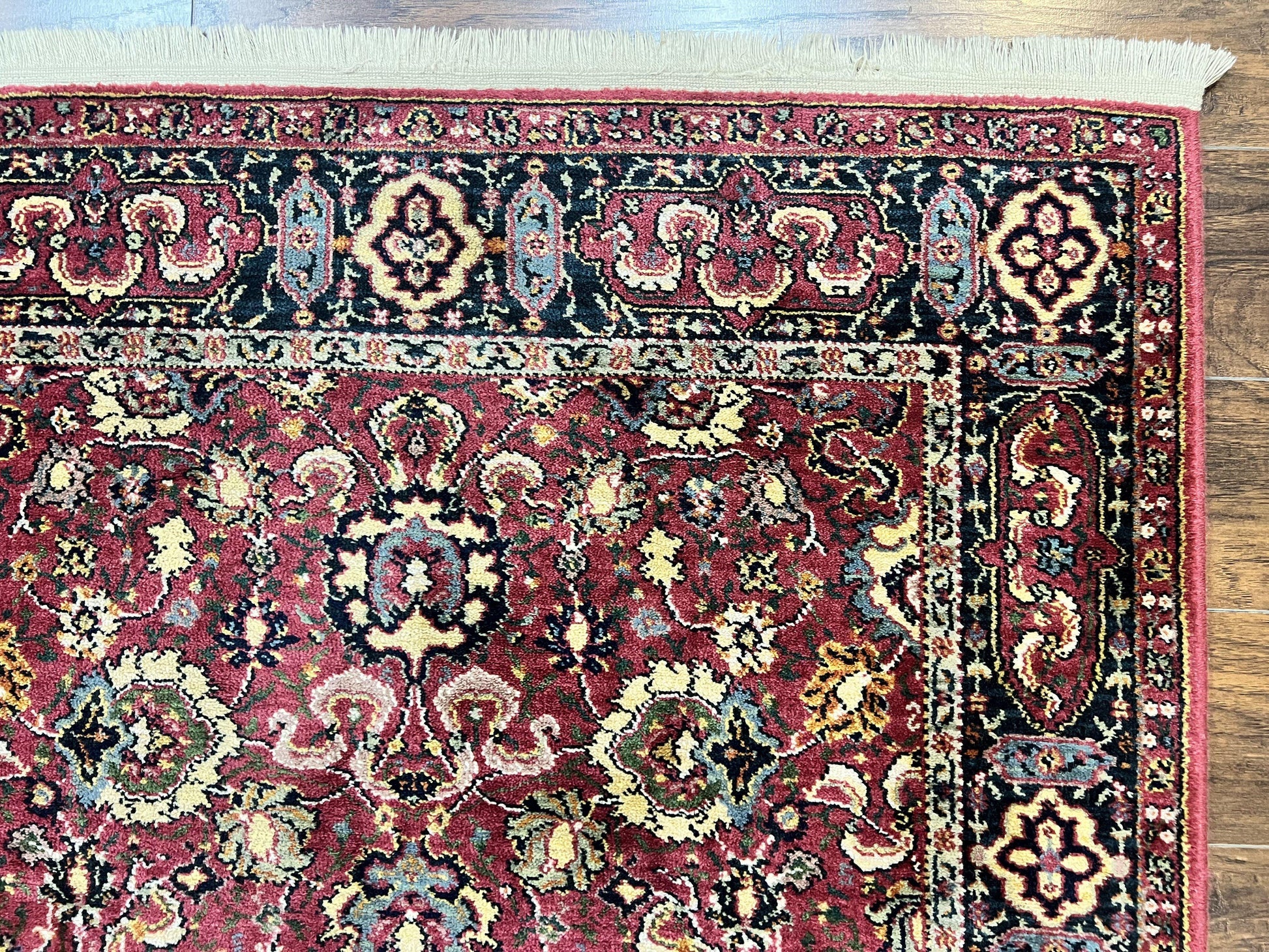 Karastan Rug 4x6, Williamsburg Herati #558, Wool Karastan Carpet, Vintage Karastan Persian Area Rug, Wool Pile - Nuvé