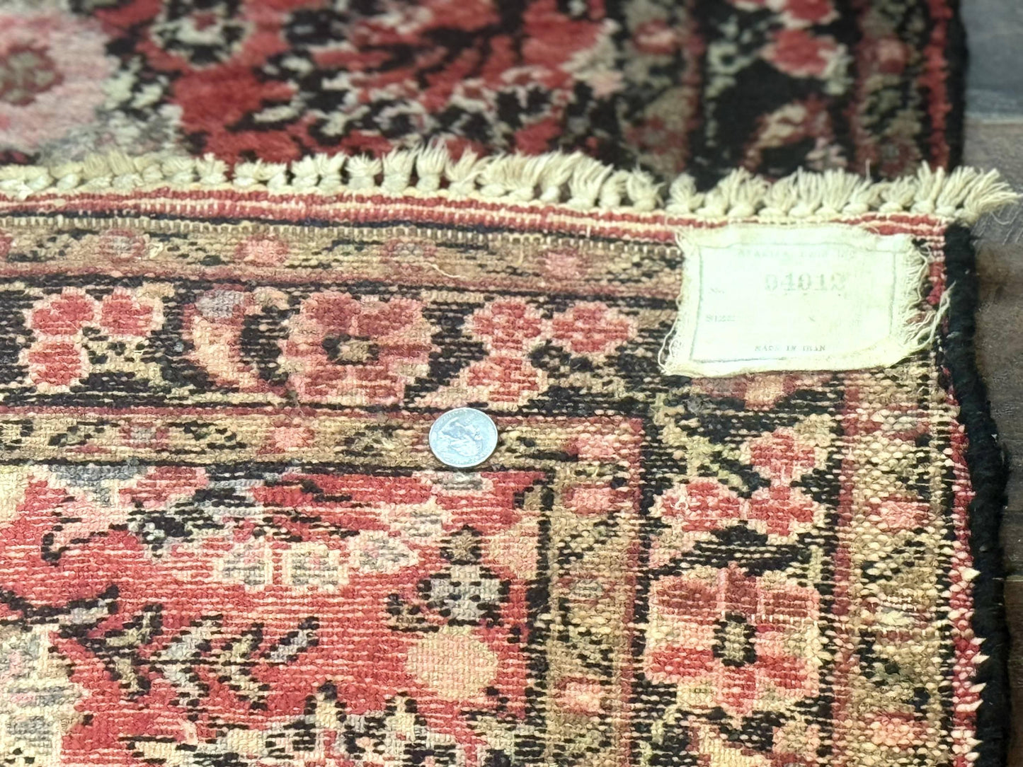 Persian Hamadan Runner Rug 2 x 13.6 – Red Floral Wool Hallway Carpet - Nuvé