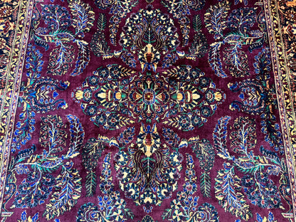Antique Karastan Rug 8.6 x 12, Wool Pile, Vintage Discontinued Karastan Sarouk Lanamar - Nuvé