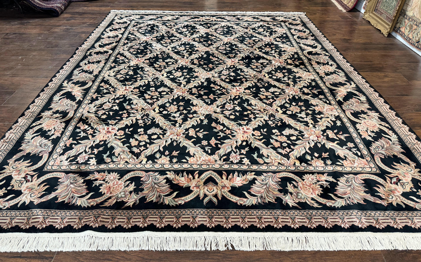 Pak Persian Rug 8x10, Black, Handmade - Nuvé