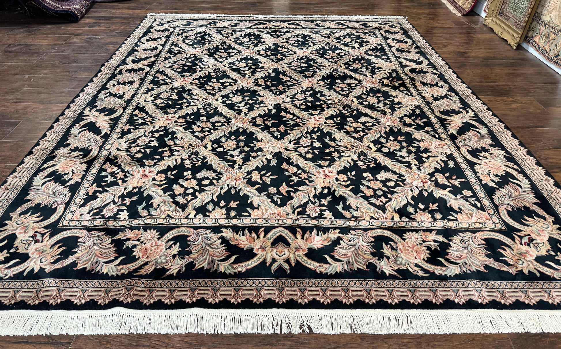 Pak Persian Rug 8x10, Black, Handmade - Nuvé