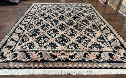 Pak Persian Rug 8x10, Black, Handmade - Nuvé
