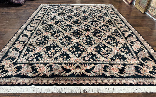 Pak Persian Rug 8x10, Black, Handmade - Nuvé