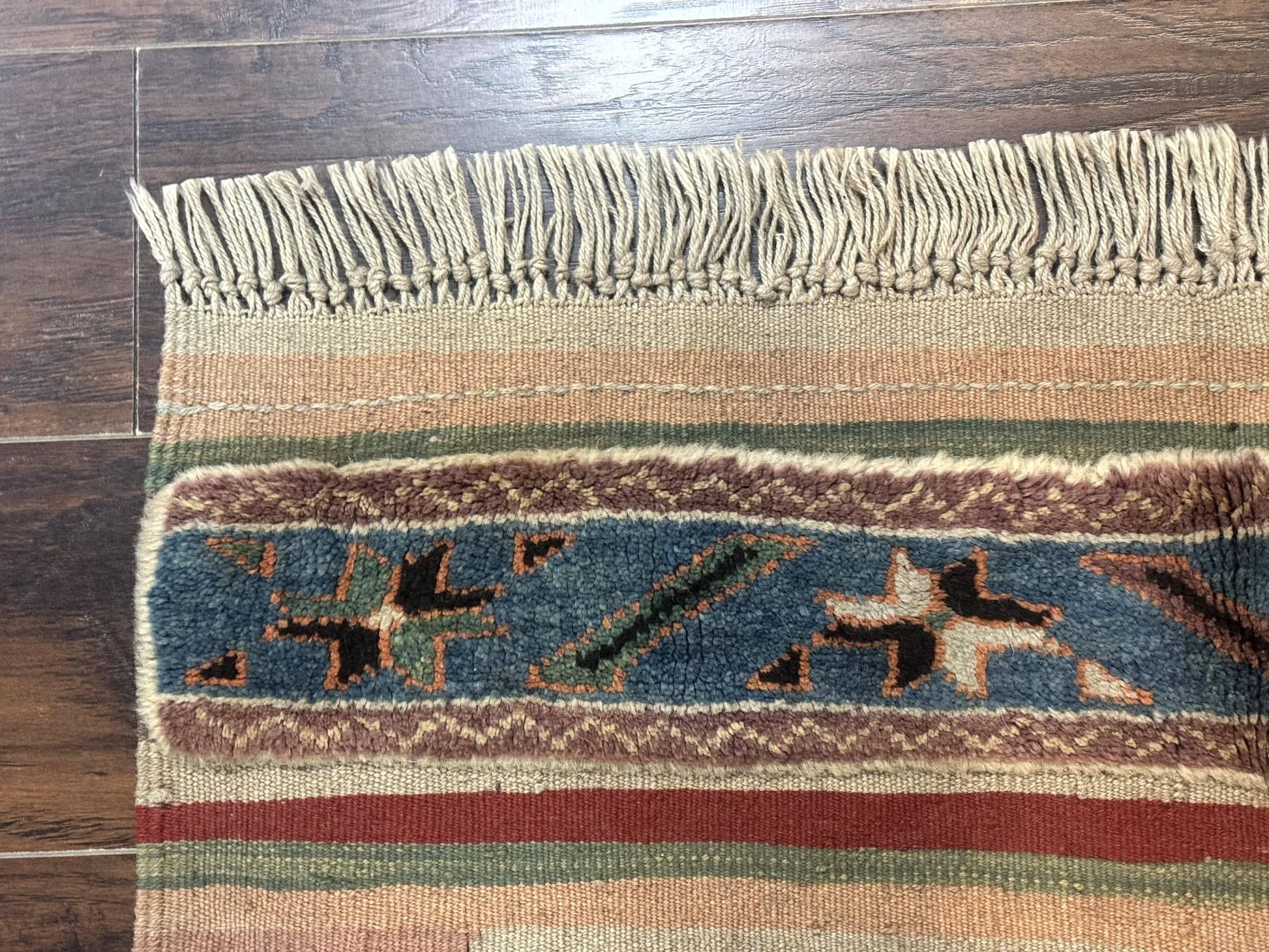 Turkish Kilim Rug 2.5 x 4.7, Flatweave Bohemian Blanket Rug, Wall Hanging Tapestry Rug - Nuvé