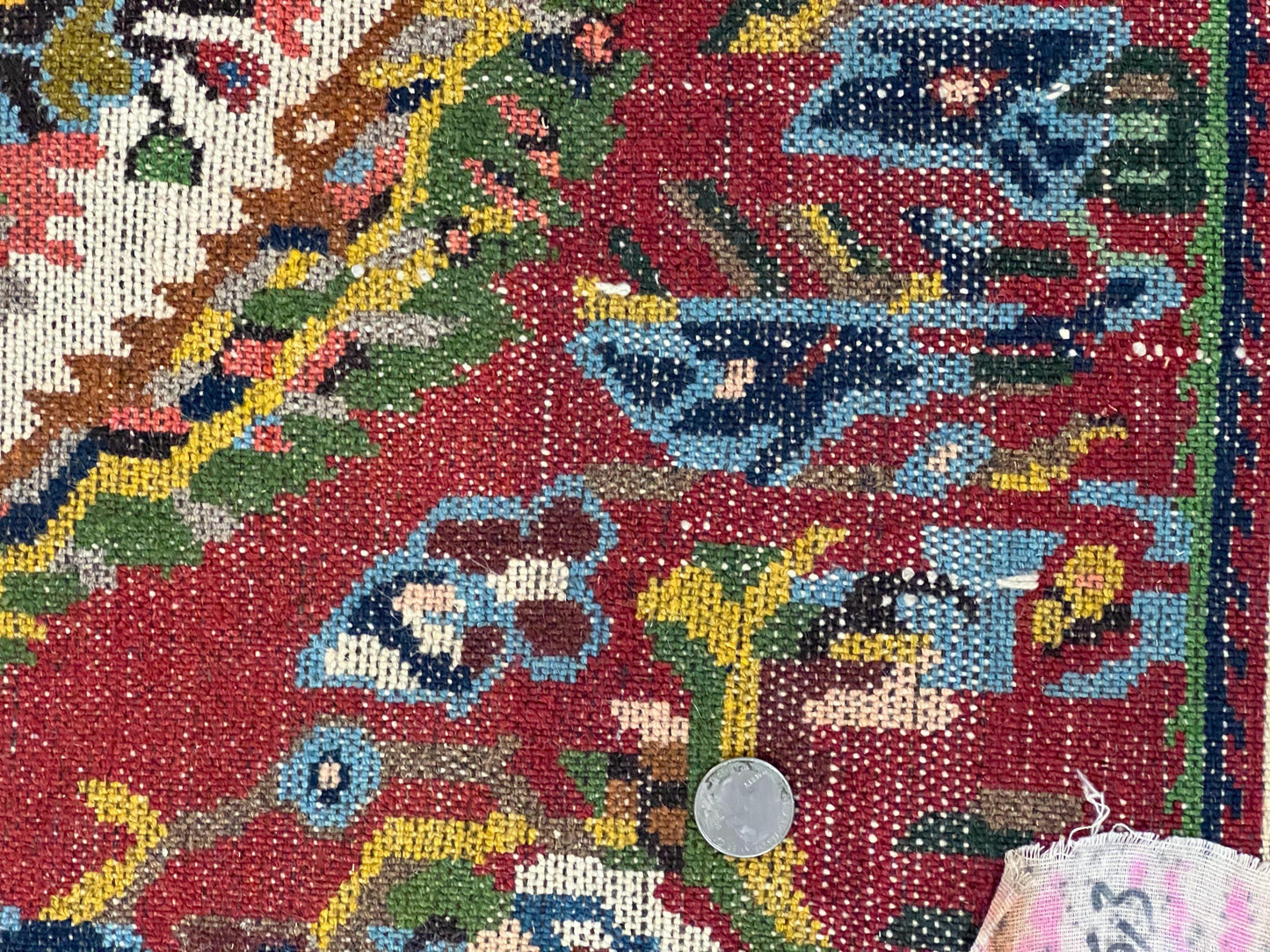 Persian Bakhtiari Rug 5x8, Wool Hand Knotted Antique Carpet, Red, Floral Oriental Rug, 5 x 8 Medium Sized Rug - Nuvé