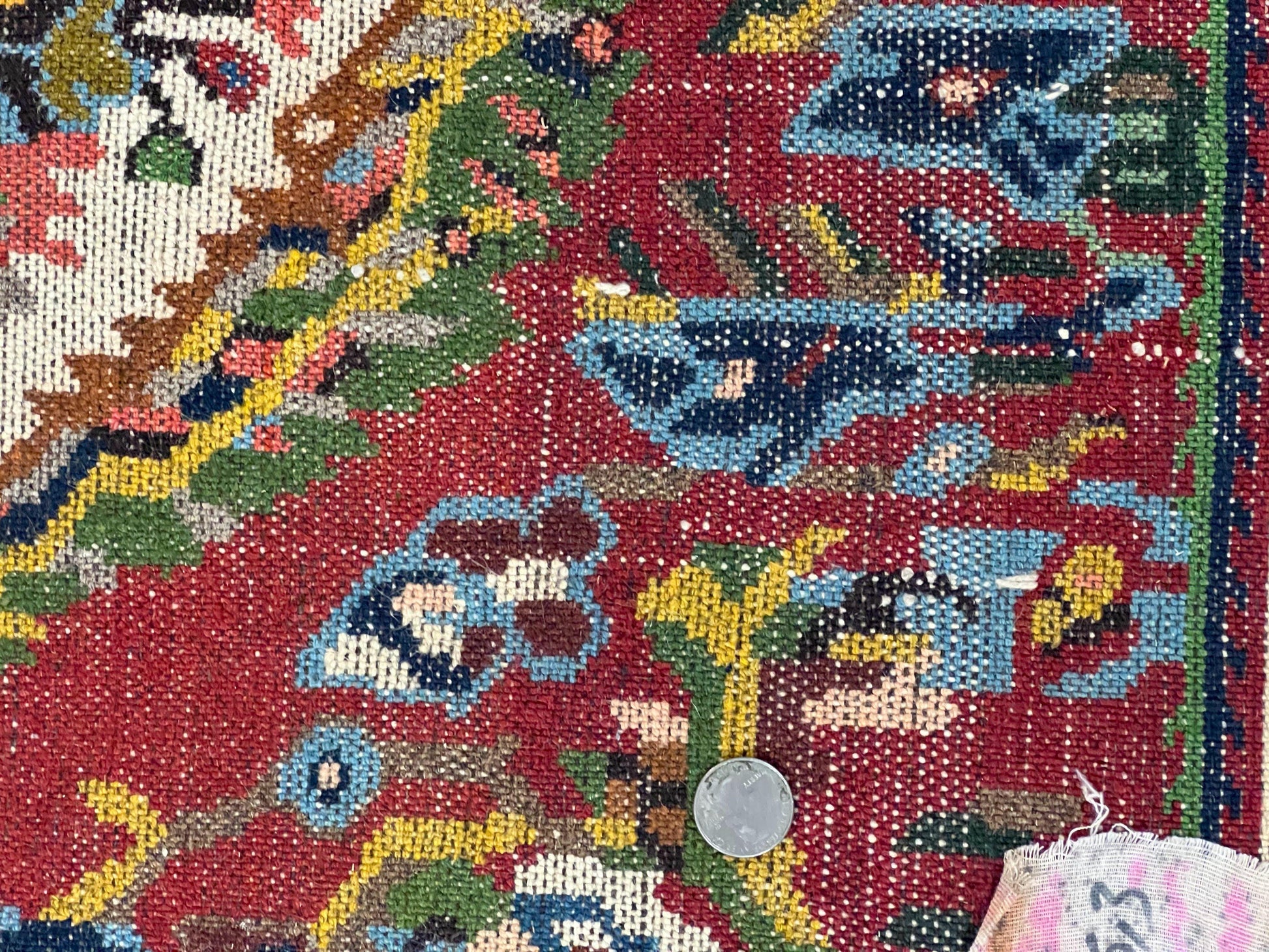 Persian Bakhtiari Rug 5x8, Wool Hand Knotted Antique Carpet, Red, Floral Oriental Rug, 5 x 8 Medium Sized Rug - Nuvé