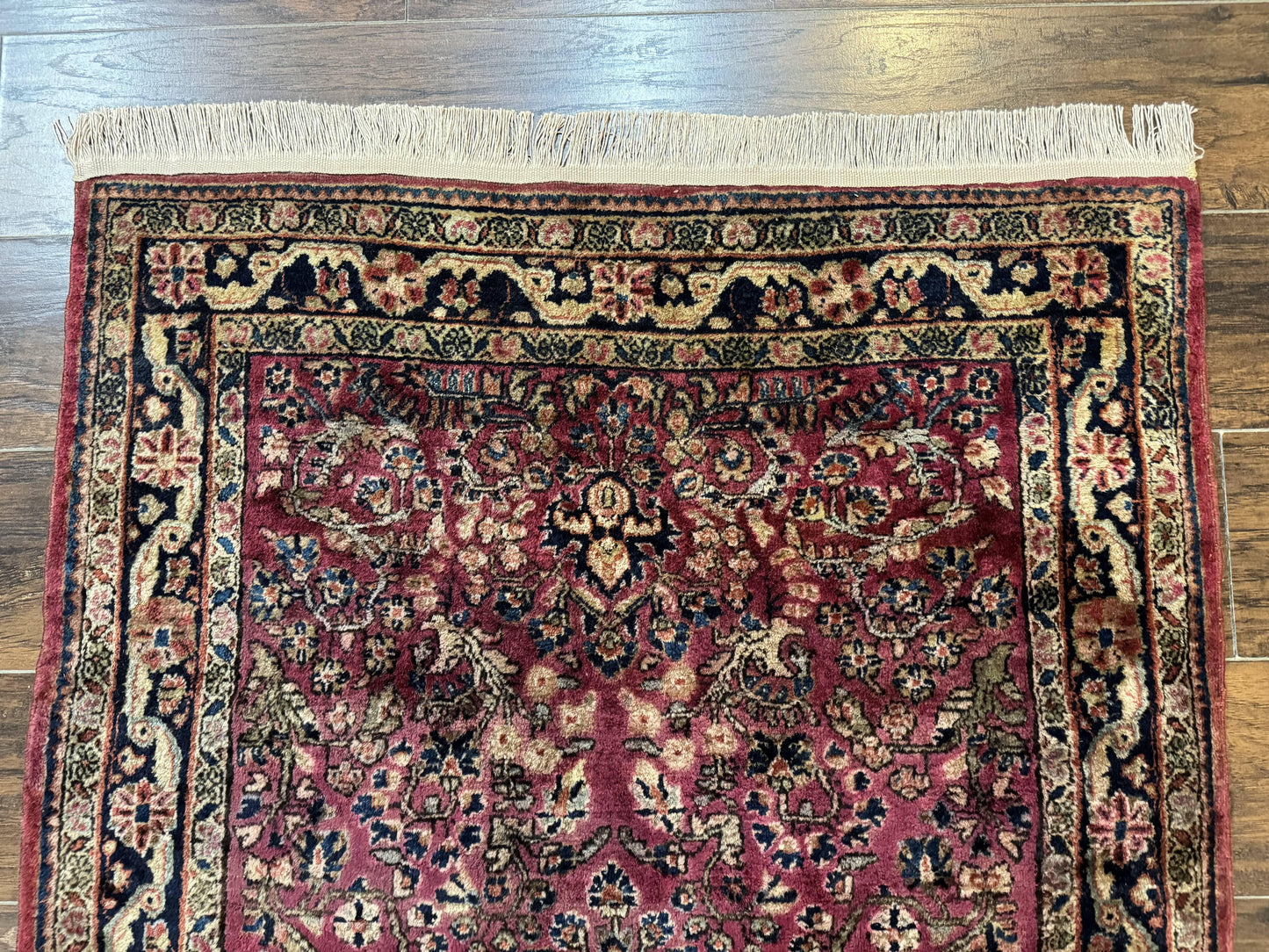 Persian Sarouk Rug 3x5, Antique Persian Carpet - Nuvé