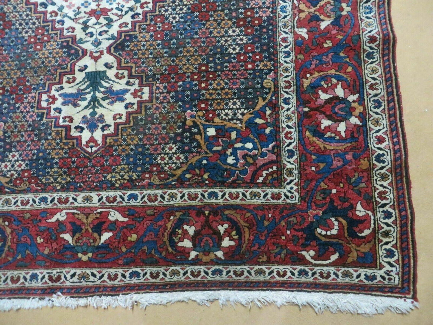 4' X 7' Vintage Handmade Turkish Floral Orient Medallion Wool Veg Dye Rug Nice - Nuvé