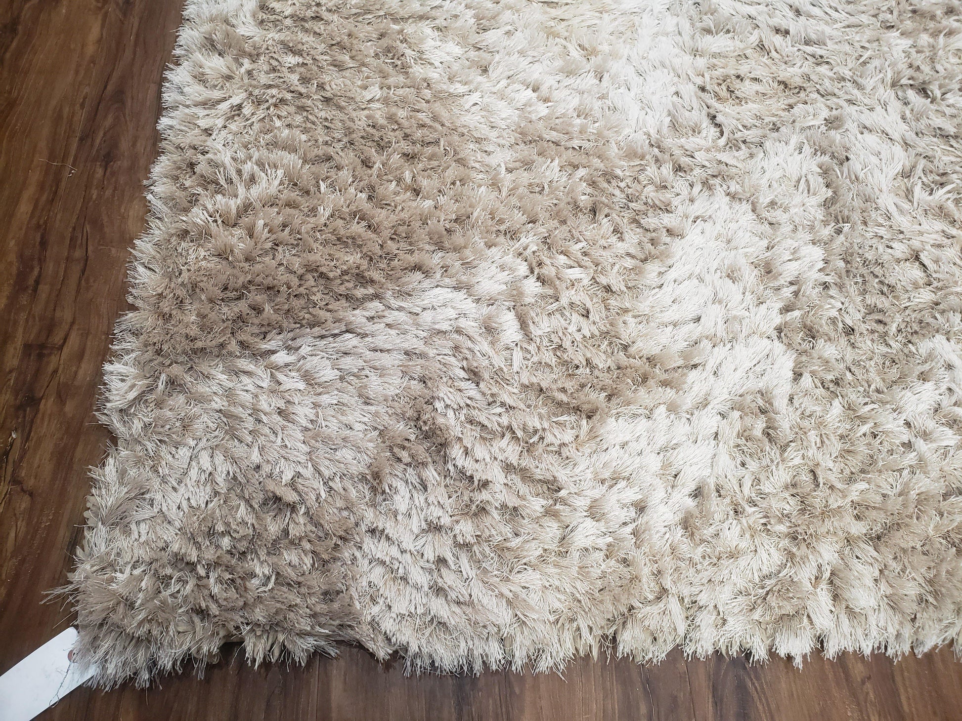 Ivory Shag Rug 6x7, Flokati Carpet, Shaggy Soft Plush Pile Area Rug, Modern Contemporary - Nuvé