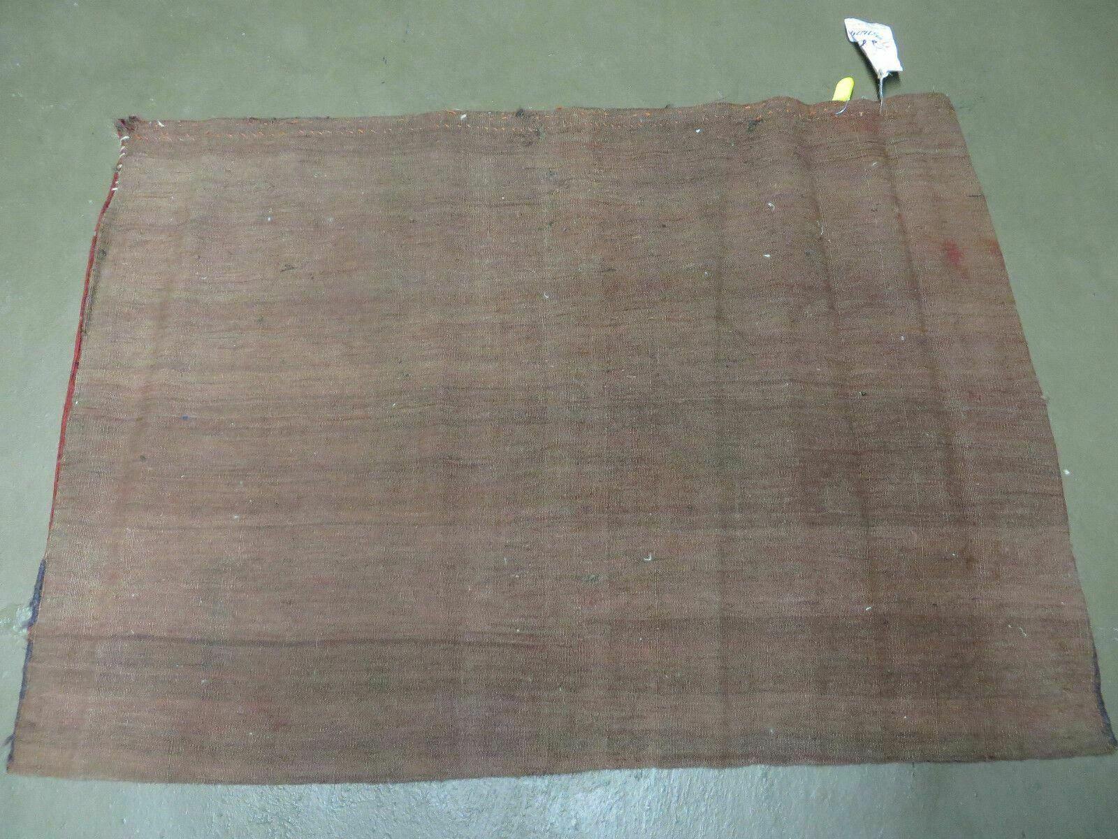 45" X 32" Antique Handmade Bokhara Turkoman Yomud Chuval Wool Rug Soumak NICE - Nuvé