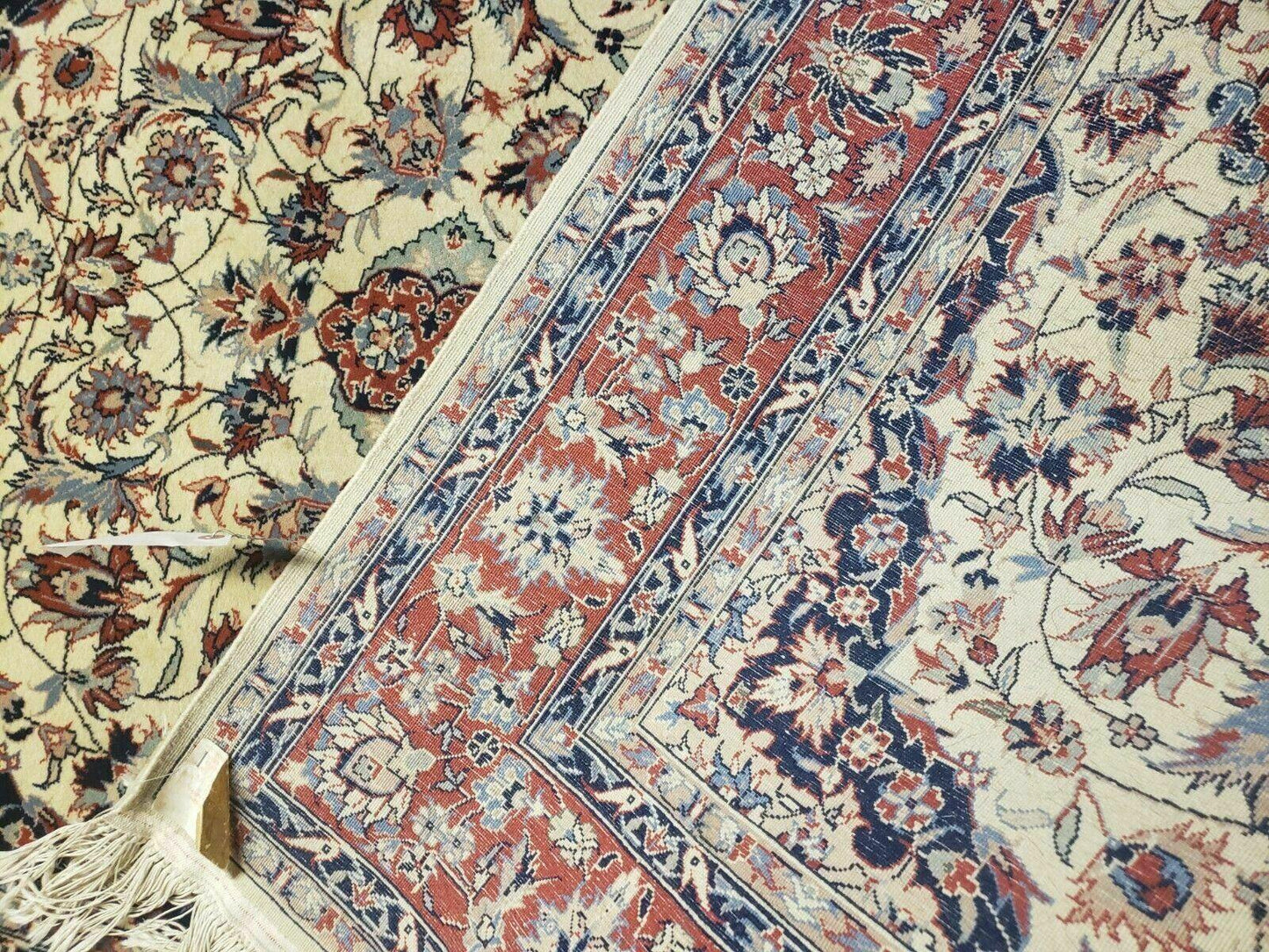 4' X 6' Handmade Ultra Fine Chinese Floral Oriental Wool Rug Hand Knotted Beige - Nuvé