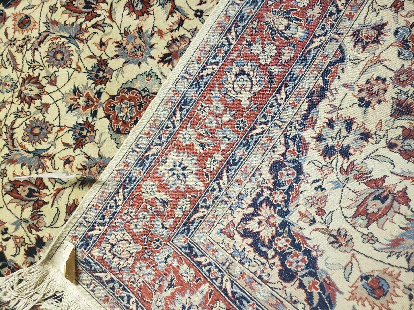4' X 6' Handmade Ultra Fine Chinese Floral Oriental Wool Rug Hand Knotted Beige - Nuvé