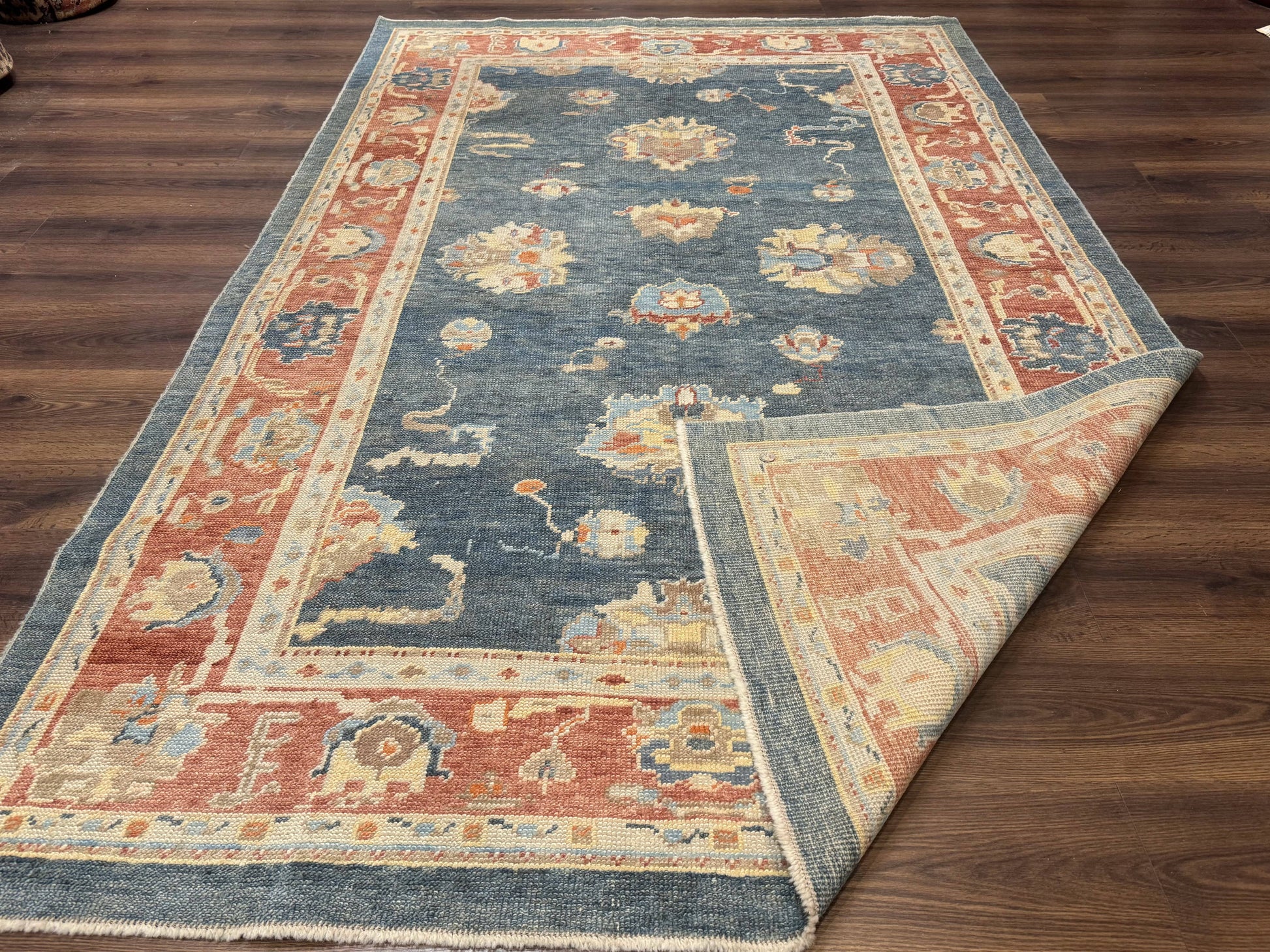 Turkish Oushak Rug 6x9, Sultanabad Carpet, Medium Size Oriental Rug - Nuvé