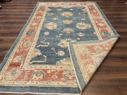 Turkish Oushak Rug 6x9, Sultanabad Carpet, Medium Size Oriental Rug - Nuvé