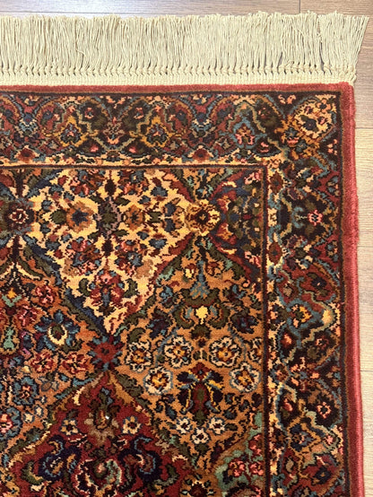 Karastan Rug 2.6 x 4 Multicolor Panel Kirman #717, Original 700 Series, Wool Pile Discontinued - Nuvé