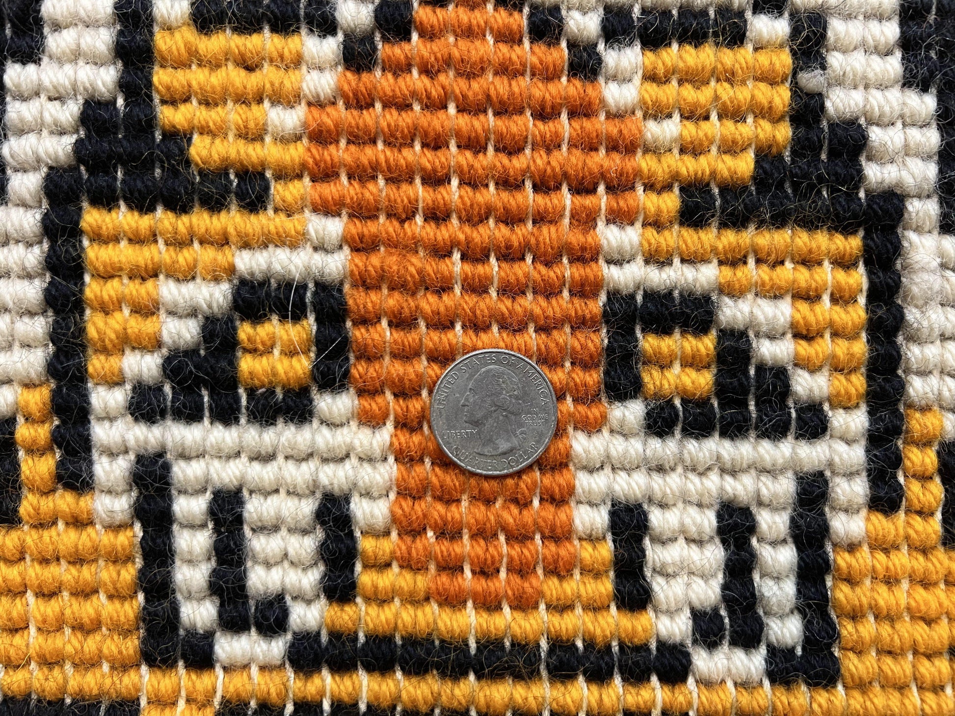 Small Hooked Rug 2x3, Tibetan Tiger Design, Wool, Unique Hooked Rug, Vintage - Nuvé