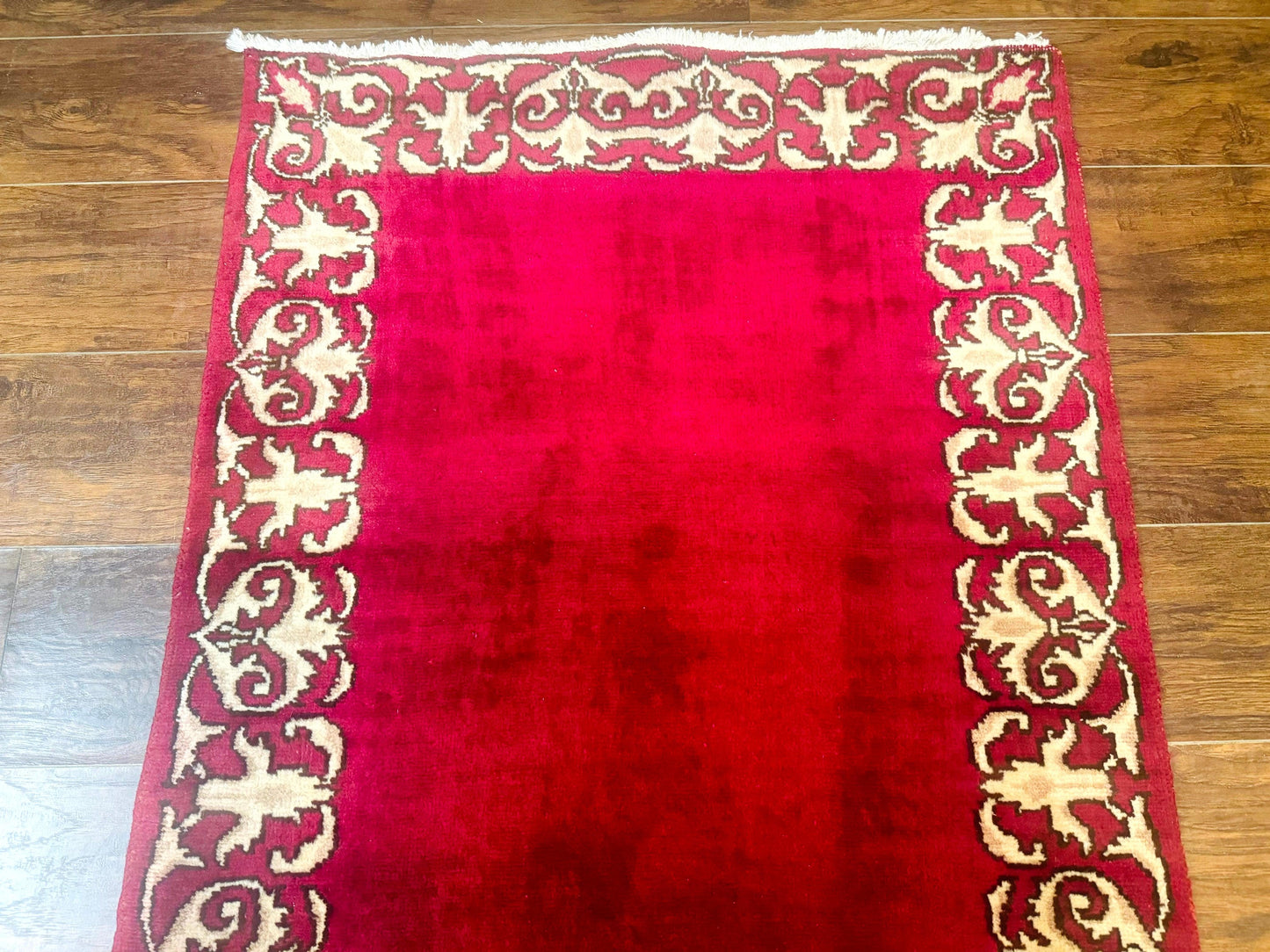 Red Persian Kerman Runner Rug 3x16 - Nuvé