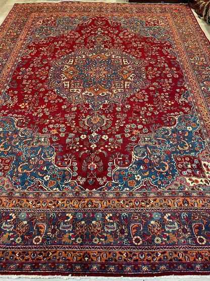 Elegant Hand Knotted Khorasan Area Rug 9’8” x 12’10” - Nuvé