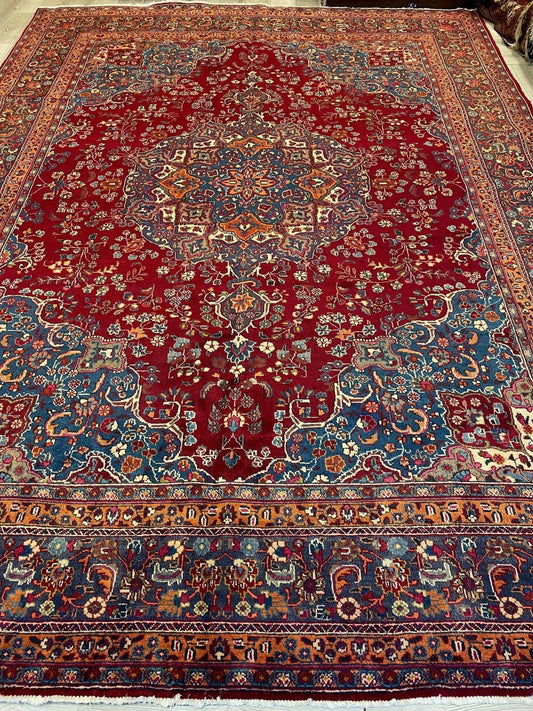Elegant Hand Knotted Khorasan Area Rug 9’8” x 12’10” - Nuvé
