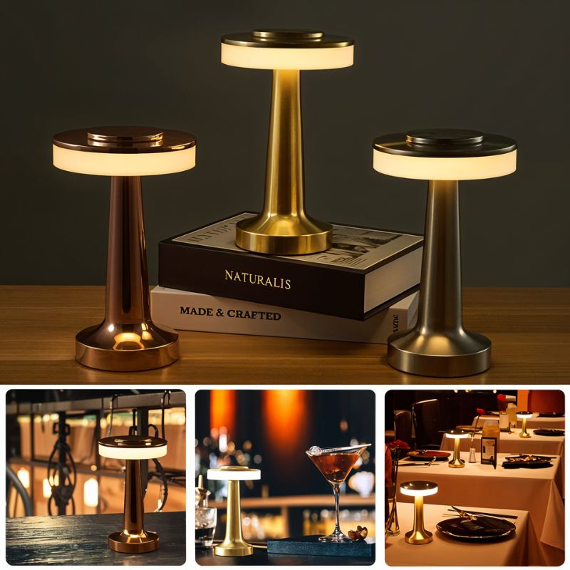 Ellen Rechargeable Table Lamp by Residence Supply with a sleek modern design and adjustable brightness.