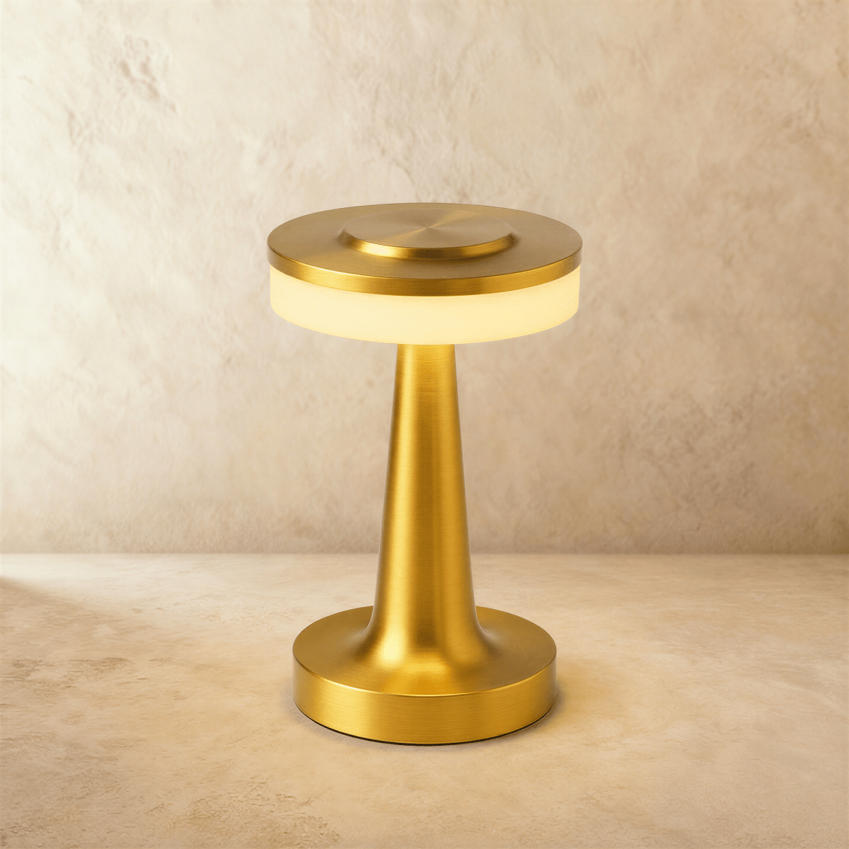 Ellen Rechargeable Table Lamp by Residence Supply with modern design, white finish, and built-in rechargeable LED light.