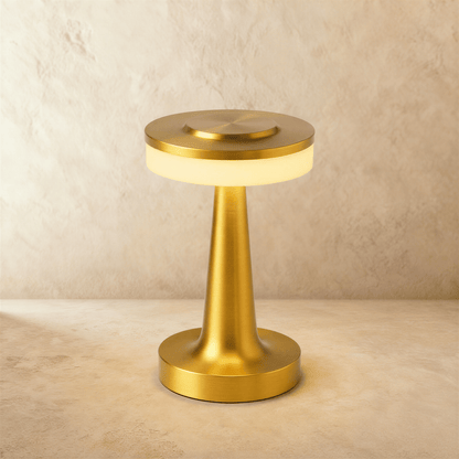 Ellen Rechargeable Table Lamp by Residence Supply with modern design, white finish, and built-in rechargeable LED light.