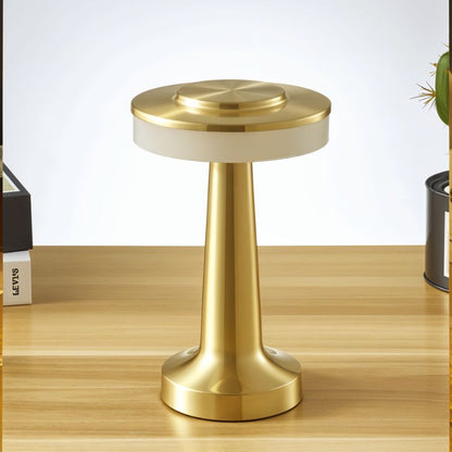 Ellen Rechargeable Table Lamp by Residence Supply with modern design, white base, and adjustable LED light.