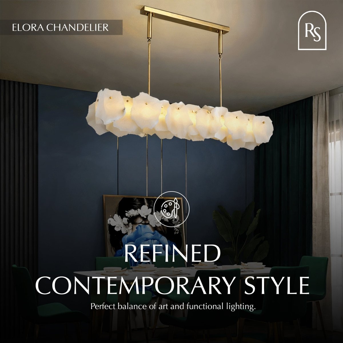 Elora Alabaster Chandelier