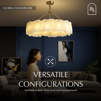 Elora Alabaster Chandelier