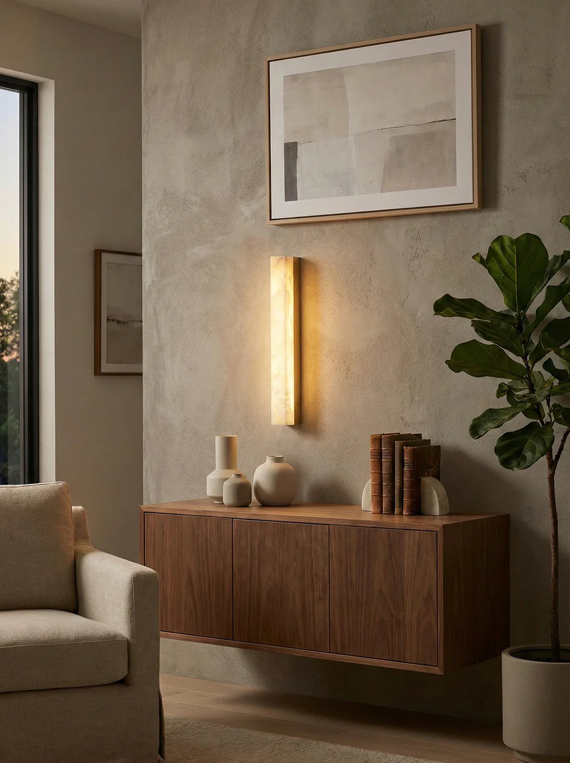 Emerson Alabaster Indoor Wall Lamp