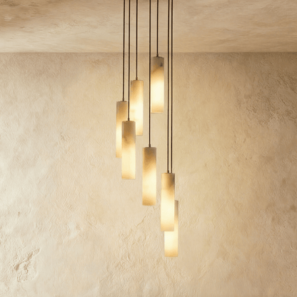 Entokei Alabaster Chandelier Light