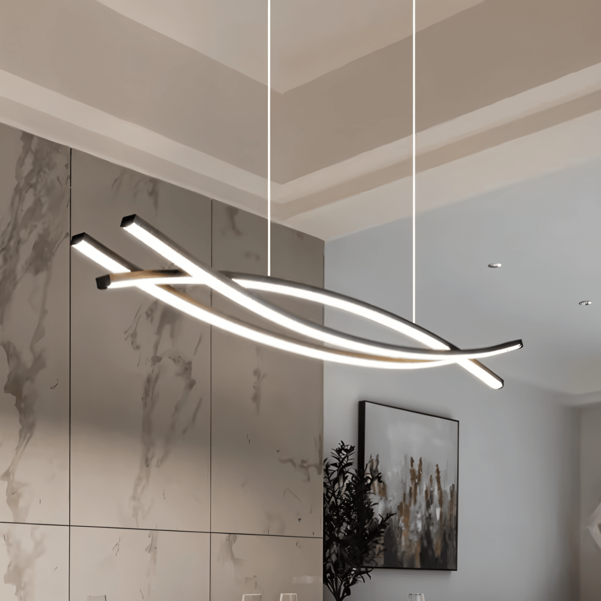 Elegant Eraj chandelier by Residence Supply featuring intricate metalwork and multiple light bulbs for stylish illumination.