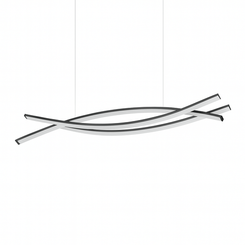 Eraj Chandelier by Residence Supply featuring a modern design with multiple hanging light fixtures and a sleek metal frame.