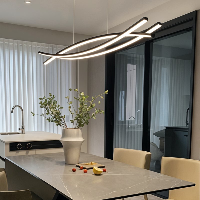 Elegant Eraj chandelier by Residence Supply featuring intricate metalwork and multiple hanging glass bulbs for sophisticated lighting.