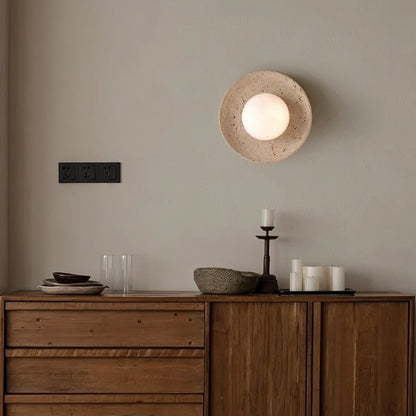 Eretoq Travertine Lamp