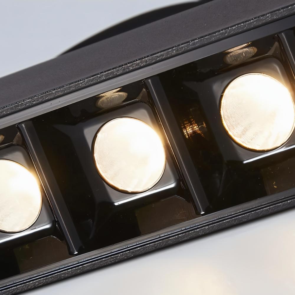 Residence Supply Estoa Downlight, sleek recessed LED ceiling light with modern design, installed in a contemporary living space.
