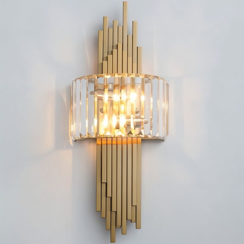 Eudora Wall Lamp by Residence Supply featuring a sleek design with a metal arm and a fabric shade for ambient lighting.