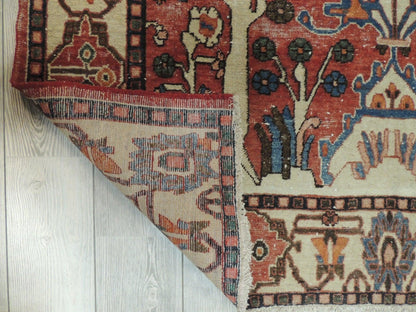 Exquisite Distressed Fine Persian Area Rug 5x7 Ft - Nuvé