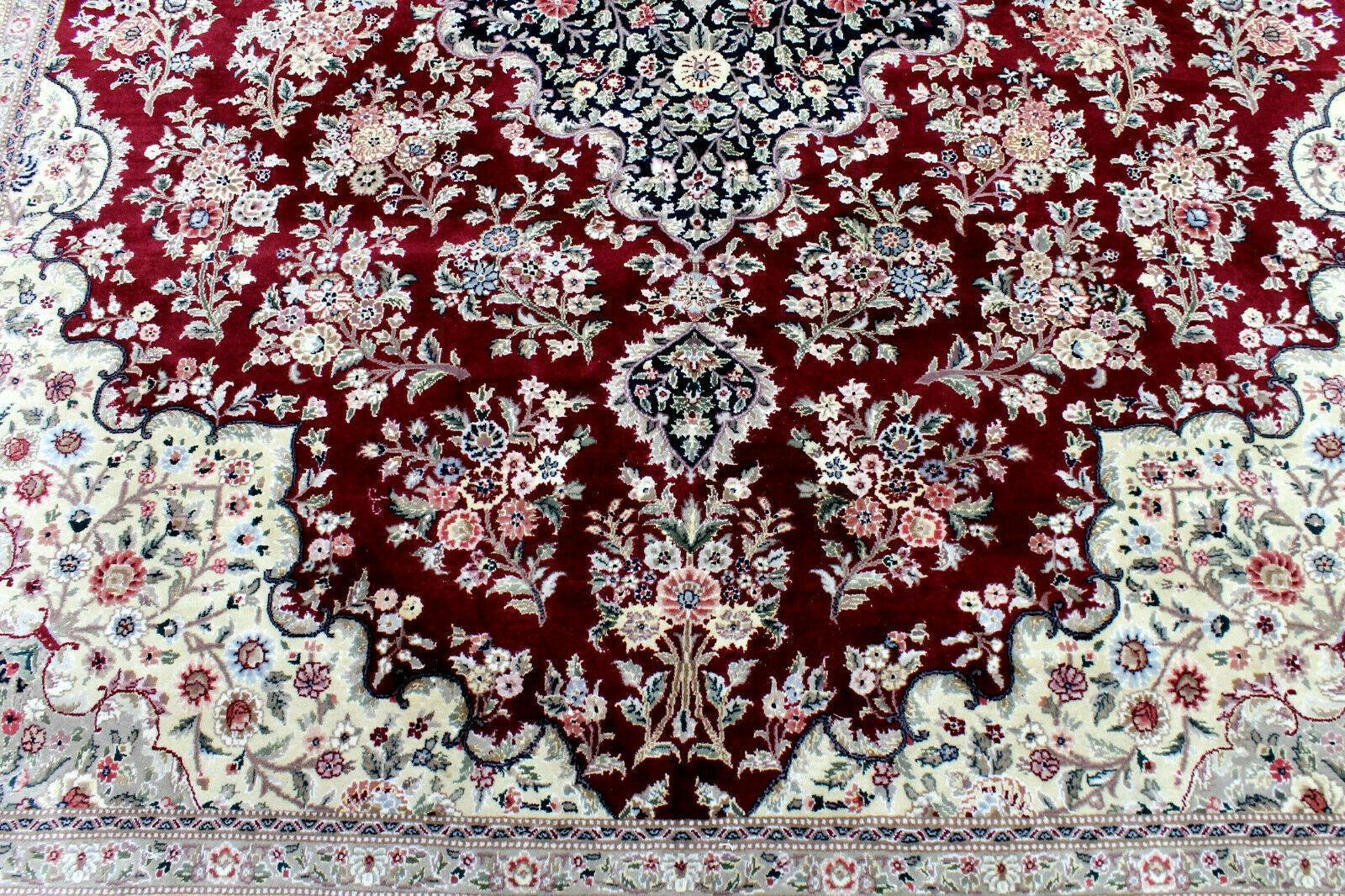 Exquisite Mint Hand-Knotted Peshawar Oriental Wool Rug – 9' x 12' - Nuvé