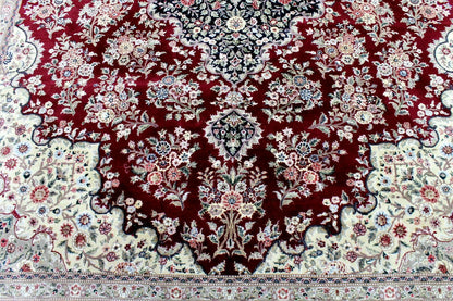 Exquisite Mint Hand-Knotted Peshawar Oriental Wool Rug – 9' x 12' - Nuvé