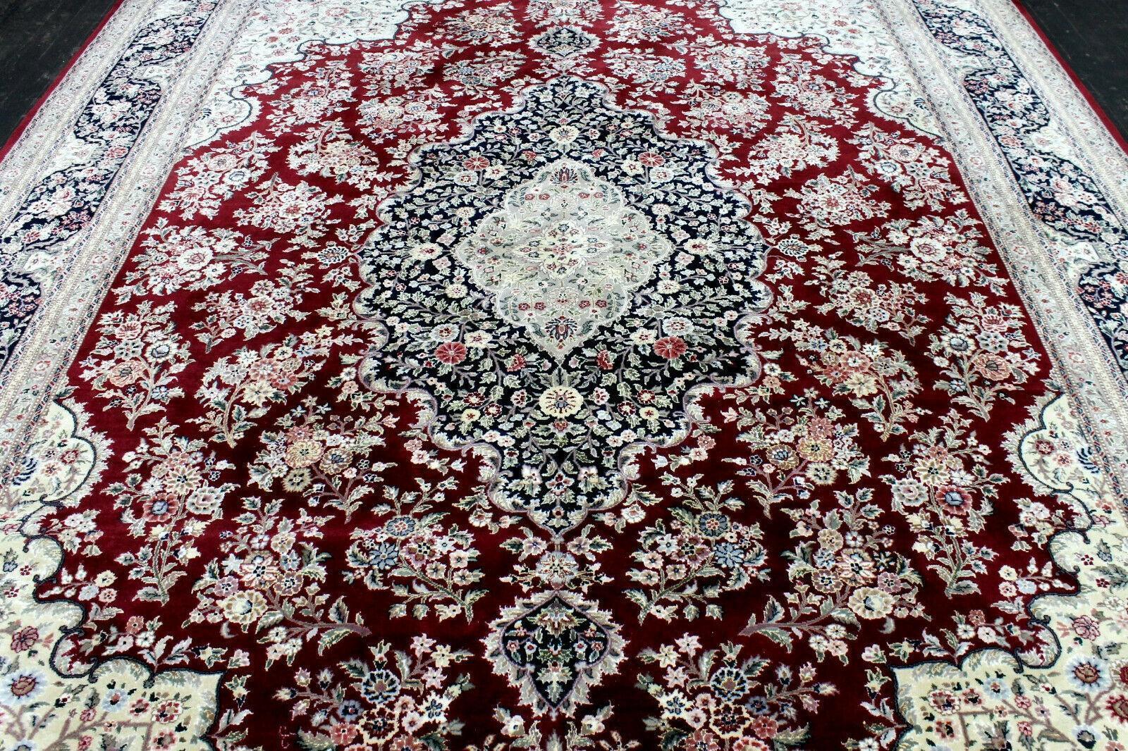 Exquisite Mint Hand-Knotted Peshawar Oriental Wool Rug – 9' x 12' - Nuvé